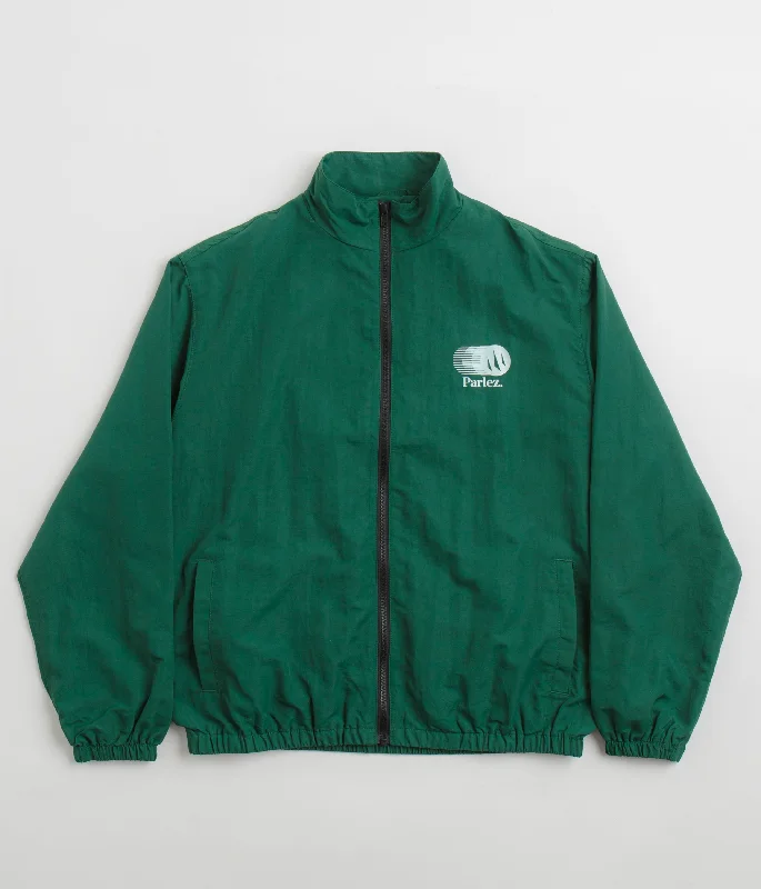 Save Like Never Before!Parlez Myrtle Track Jacket - Deep Green