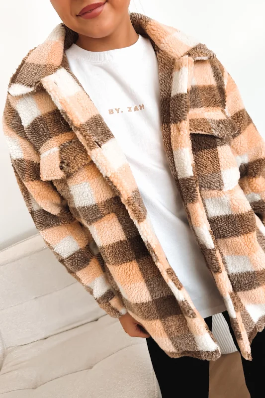 Limited Deals, Unlimited Savings!Reese Check Jacket Tan