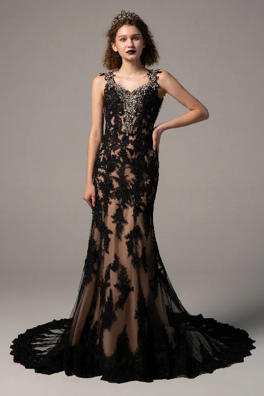 Huge Savings – Act Now!Trumpet-Mermaid Court Train Tulle Wedding Dress CW2332