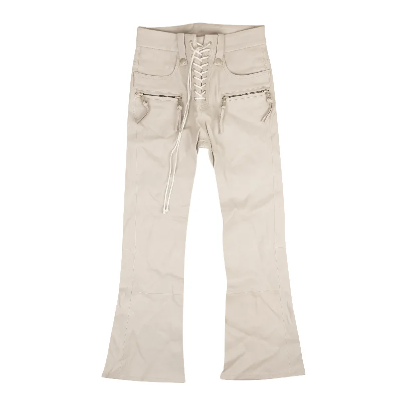 Today Only – Don’t Miss It!Unravel Project Leather Lace Up Pants - Tan