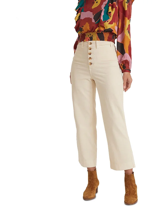 Best Offers of the Month!Bridget Womens Corduroy High Rise Straight Leg Pants