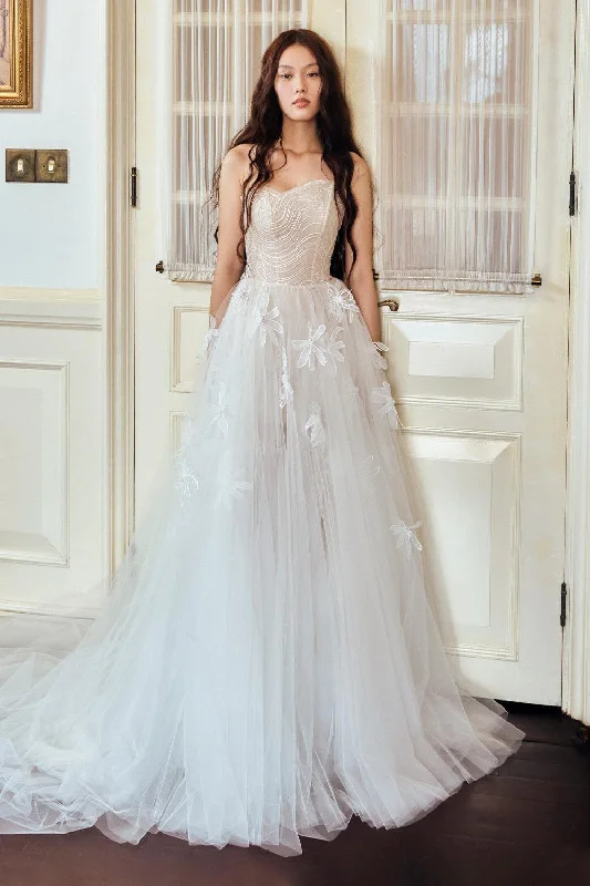 Shop Before It’s Gone!Cloud Ball Gown Gathered Tulle Floor Length Dress