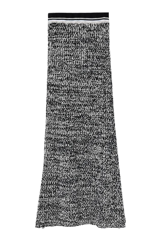 Best Offers of the Month!See Through Midi Knit Skirt