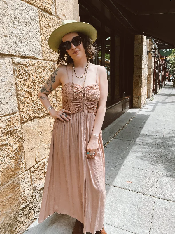 Limited Time Offer!Driftwood Midi Dress